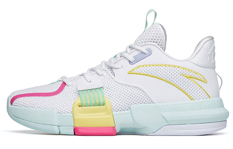 Anta Craze 1 Textile, Synthetic Leather Cushioning Slip Resistant Abrasion Resistant Coverage Mid top