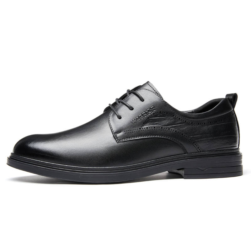 WARRIOR Warrior Casual Leather Shoes Men's Black