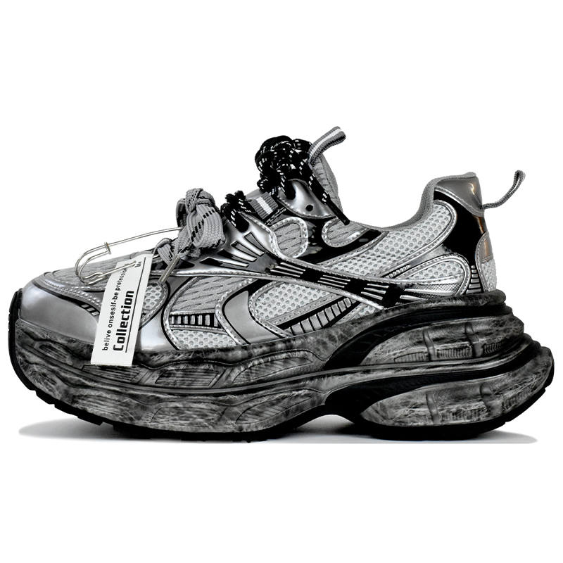 CAMEL Silver Moon Slip Resistant Abrasion Resistant Low top Chunky Sneakers Women's