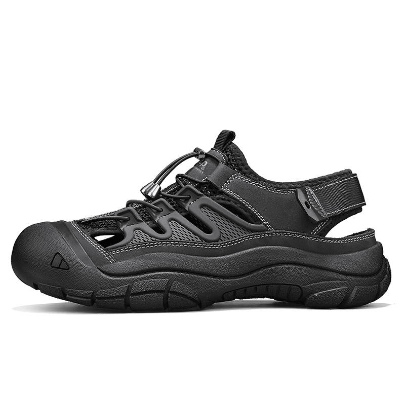 Jeep Synthetic Leather Breathable River Trekking Shoes Men's