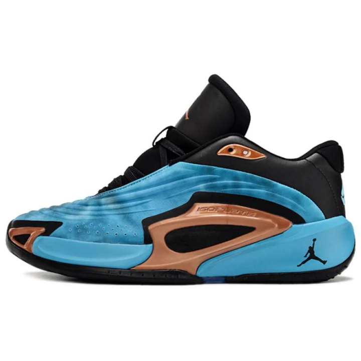Jordan Jordan Slip Resistant Abrasion Resistant Low top Basketball Shoes Men's Blue