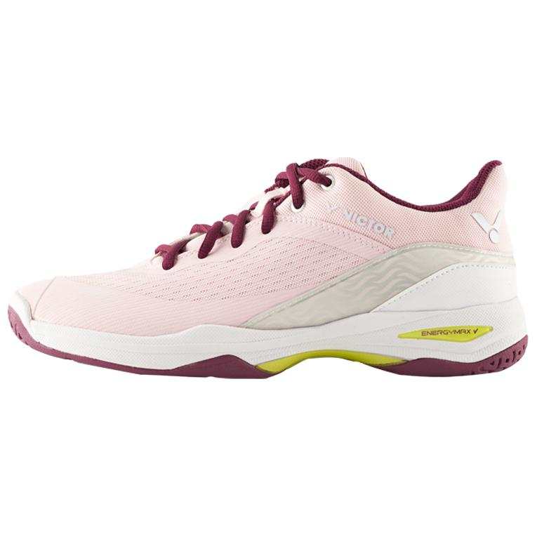 VICTOR Abrasion Resistant Breathable Low top Badminton Shoes Women's Gray Pink