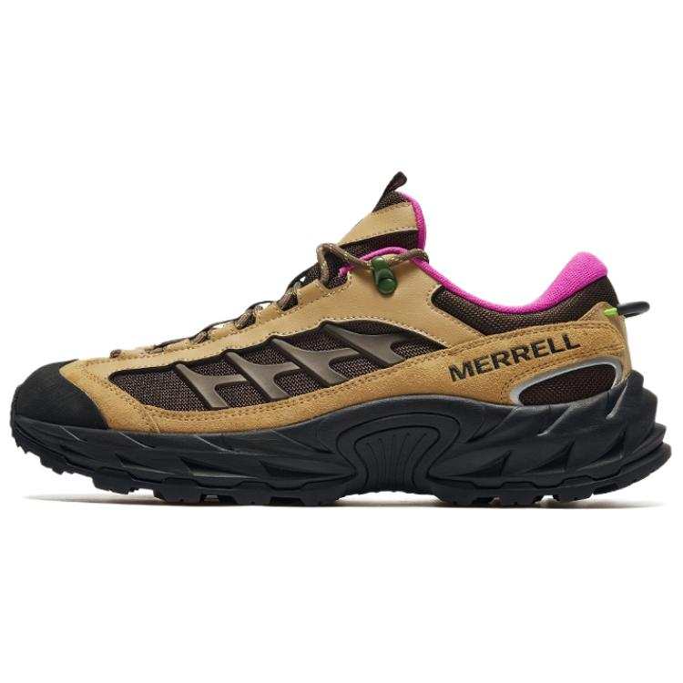 MERRELL ME Wilderness Hiking Mountaineering & Hiking Shoes Unisex Low Top Caramel Brown