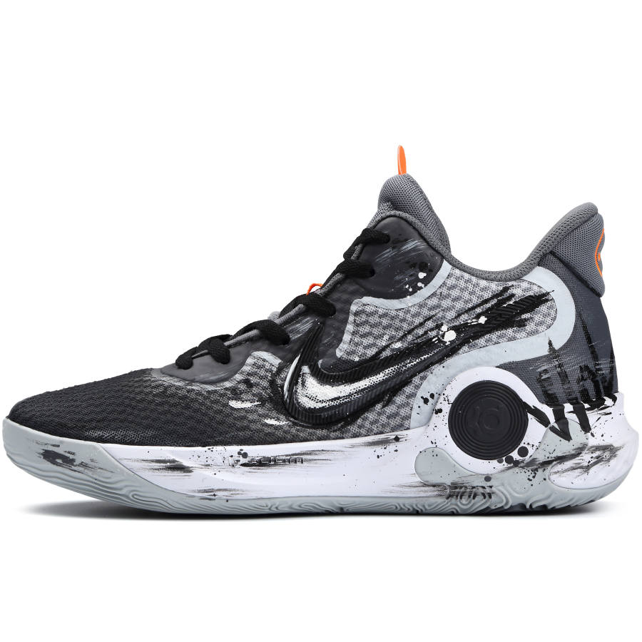 Nike Nike KD Trey 5 IX Thunderstorm Slip Resistant Abrasion Resistant Mid top Basketball Shoes Unisex Black