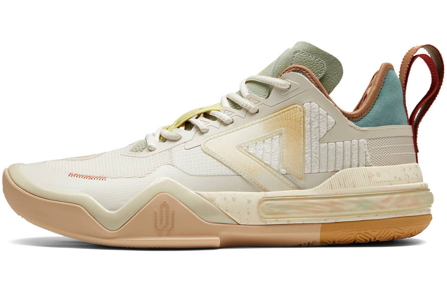 PEAK Andrew Wiggins AW1 Basketball Shoes Men's Low Top Bean Khaki