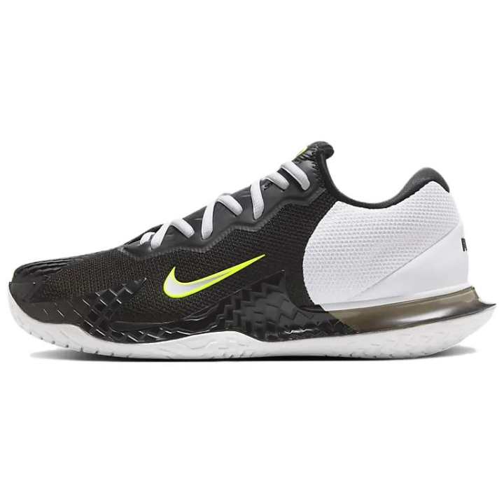 Nike Nike Court Vapor Cage 4 Hc Rafa Black White Volt Metallic Silver