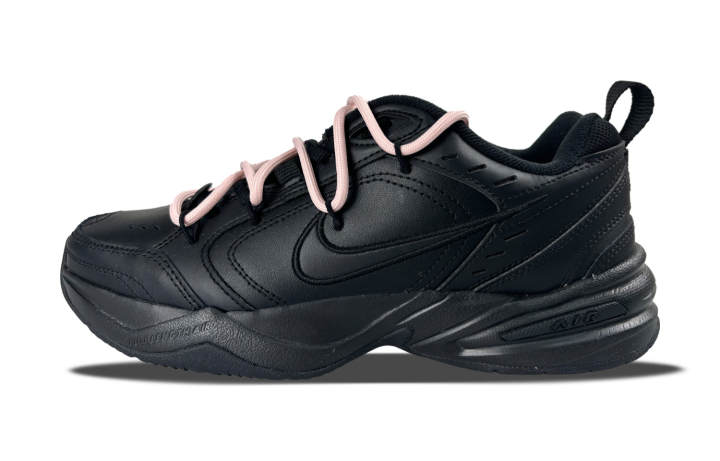 Nike Nike Air Monarch 4 Slip Resistant Abrasion Resistant Low top Chunky Sneakers Unisex Black