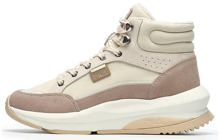 FILA Casual Boots 'Cream White Pink' Women's