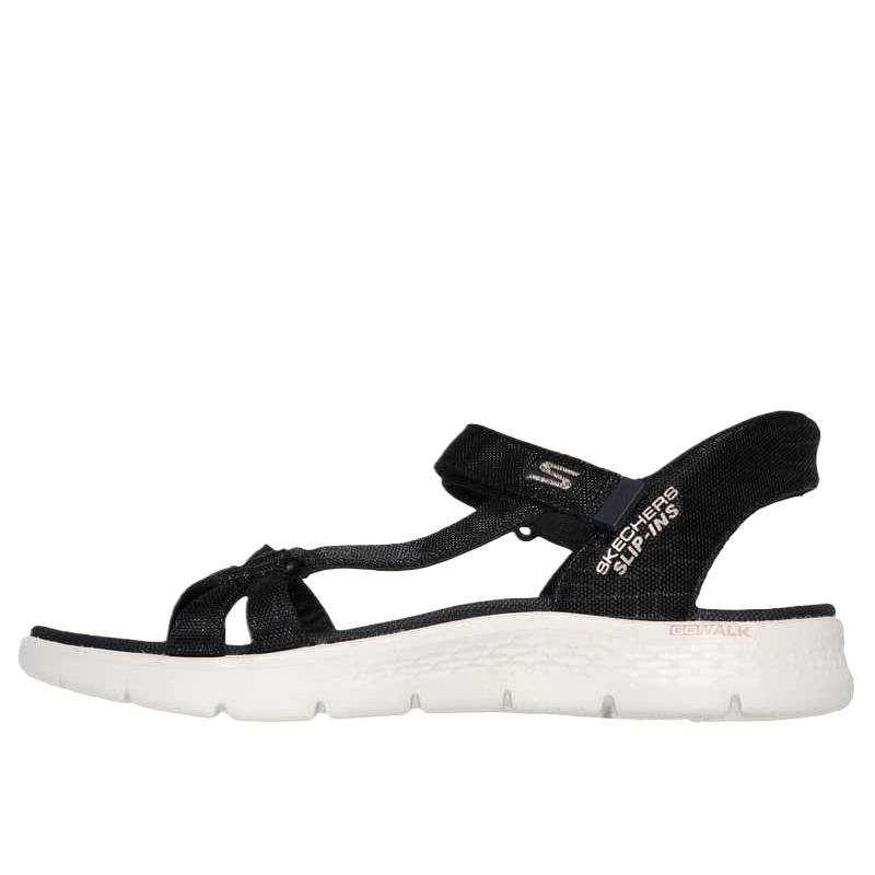 Skechers Go Walk Fle One Strap Sandals Women's Black