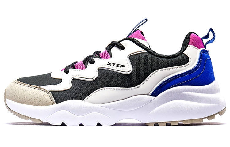 XTEP XTEP Chunky Sneakers Women's Low Top Black/Blue