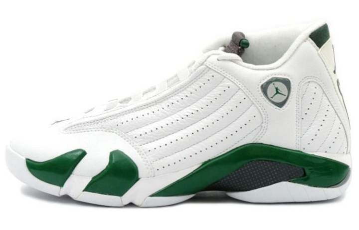 Jordan Jordan 14 Retro White Forest Green