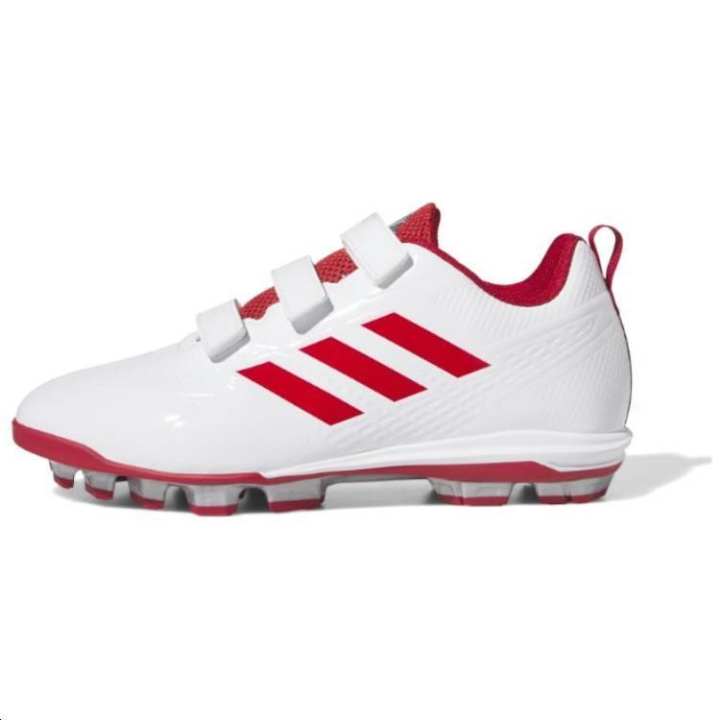 Adidas Adidas Stabile 5 Comfortable Slip Resistant Training Shoes Unisex White Red