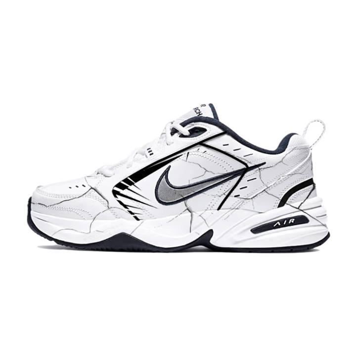 Nike Nike Air Monarch 4 Chunky Sneakers Unisex Low Top Black
