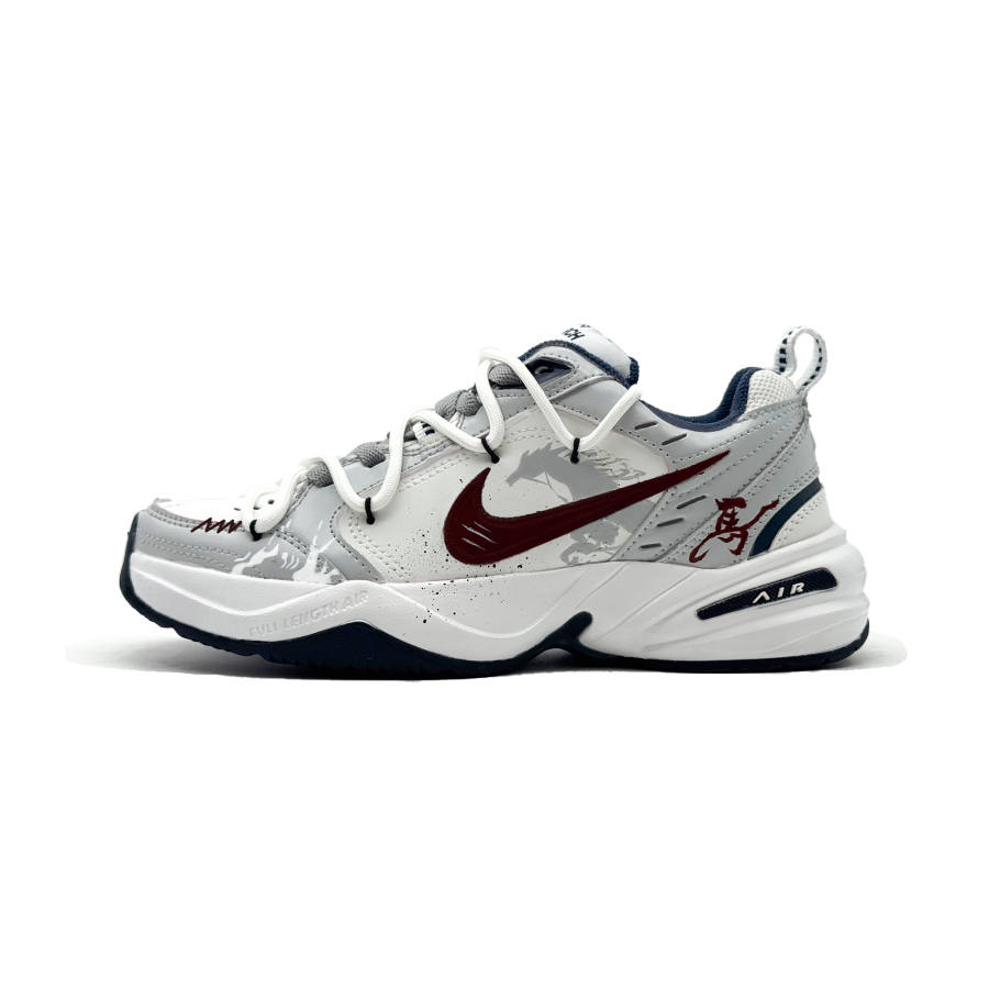 Nike Nike Air Monarch 4 Qinghe Creative, Horse Year Limited, Gray Gallop Shadow Low top Chunky Sneakers Unisex Gray