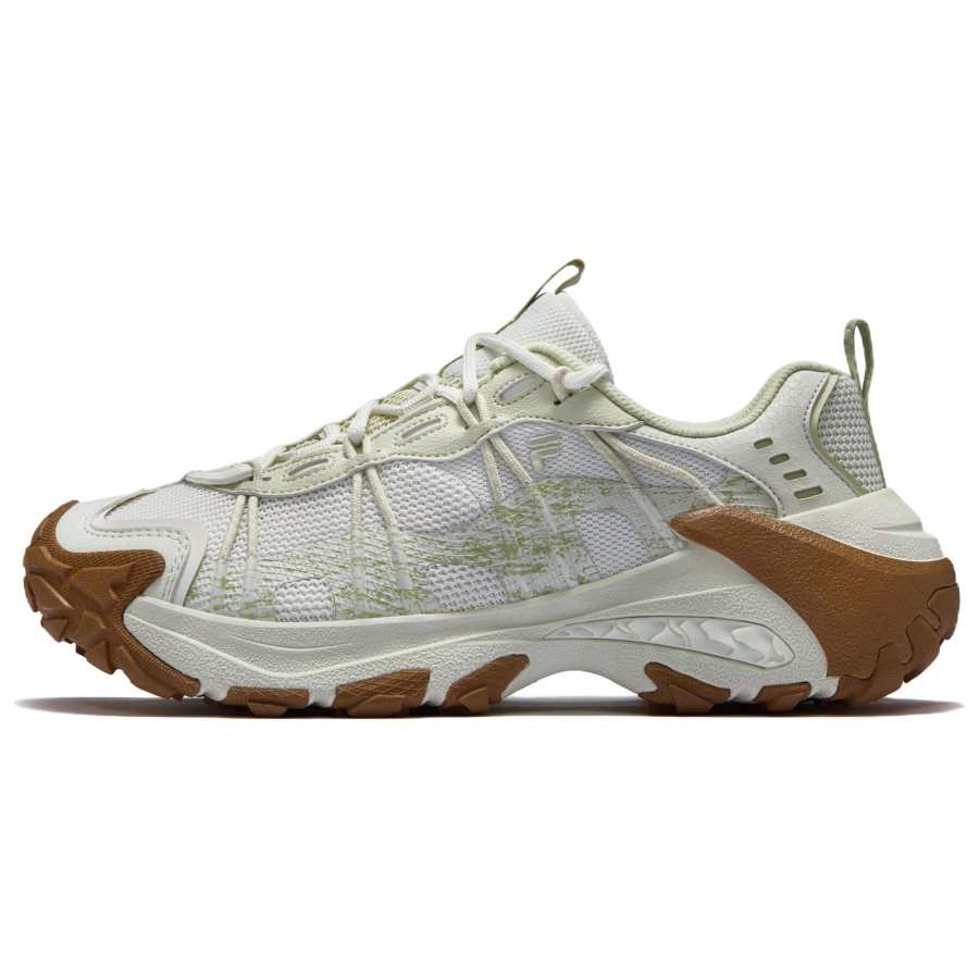 FILA FUSION EXOCET II Mountains Shoe 2 Height Increasing Low top Chunky Sneakers Women's Mountain Emerald