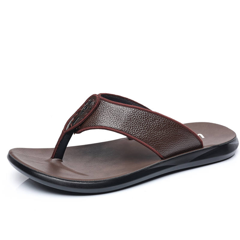 SHENNUO Abrasion Resistant Slip Resistant Quick Dry Flip Flops Men's