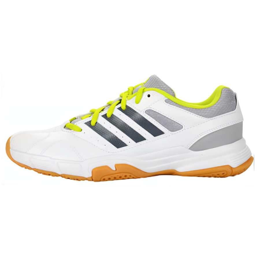 Adidas Adidas Quickforce 3 Cushioning, Wear Resistant Low top Badminton Shoes Unisex White Green