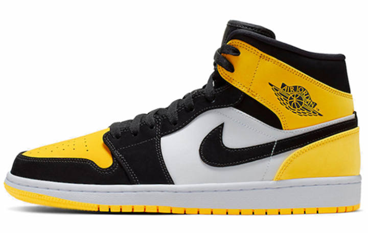 Jordan Jordan 1 Mid 'Yellow Toe Black'