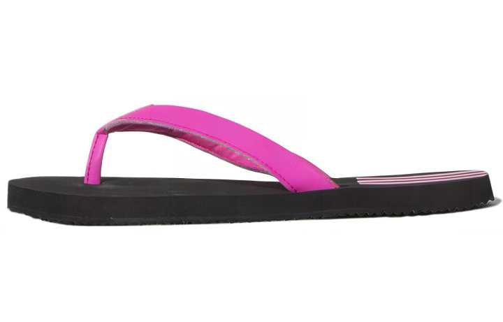 Adidas Adidas Abrasion Resistant Rubber Sole Slide Slippers Women's Fuchsia