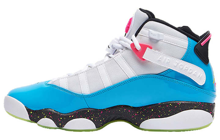 Jordan Jordan 6 Rings White Light Blue Fury Cyber