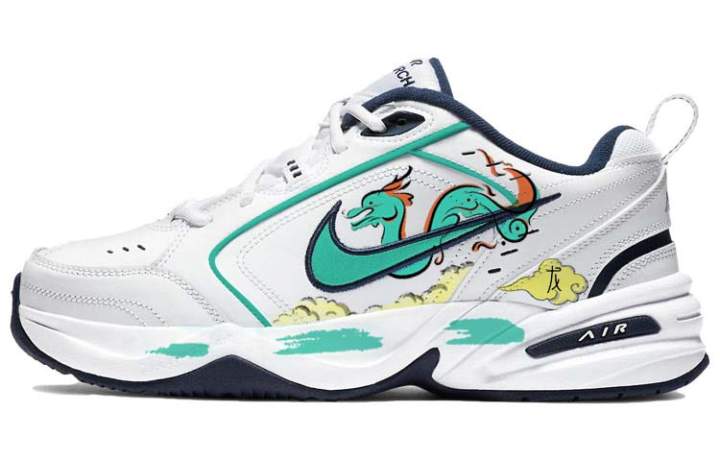 Nike Nike Air Monarch 4 Synthetic Leather, Leather Slip Resistant Abrasion Resistant Low top Chunky Sneakers Unisex