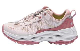 TOREAD Textile, Synthetic Leather Grip Rebound Anti Collision River Trekking Shoes Women's Pink White