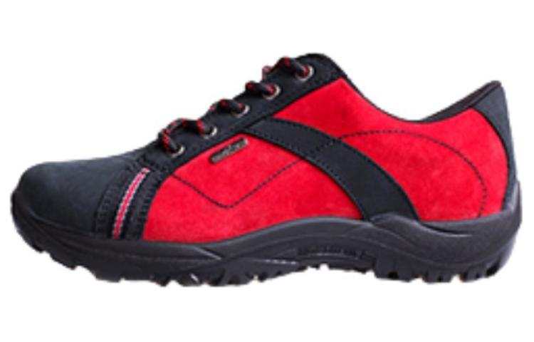 XGN Slip Resistant, Abrasion Resistant, Lightweight Low top Mountaineering Shoes Women's Black Red