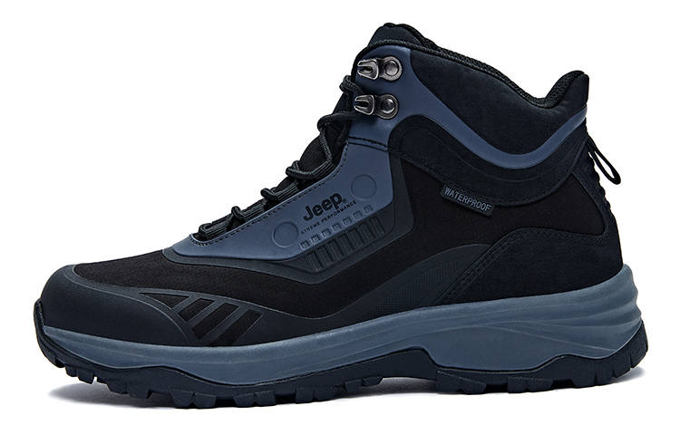 Jeep High top Outdoor Shoes Men's Dark Gray