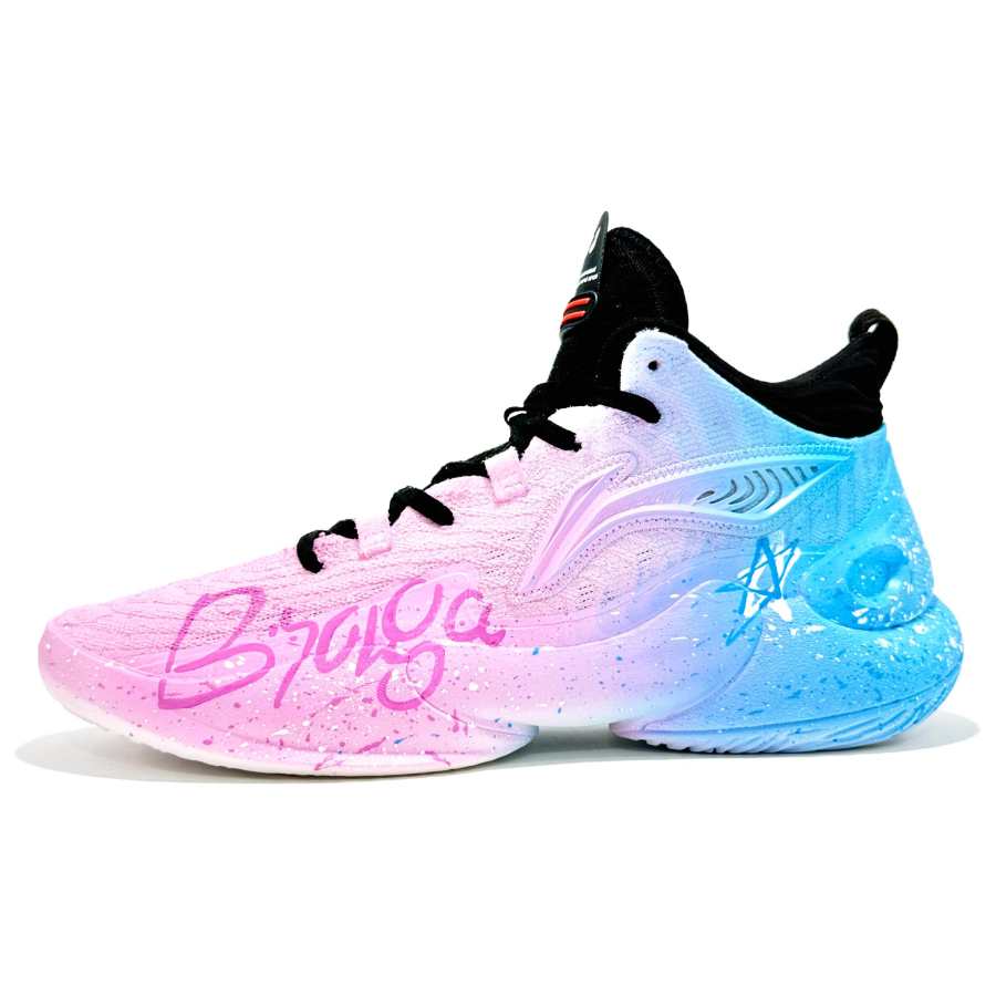 Li-Ning Li Ning YuShuai 18 TPU Cushioning Slip Resistant Abrasion Resistant Support Rebound Mid top Basketball Shoes Men's