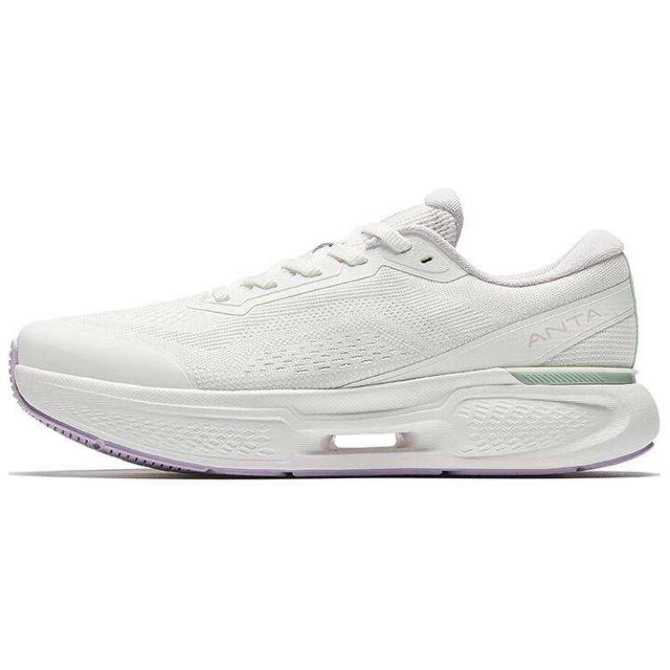 Anta Divine Run 11 Cushioning, Wear Resistant Low top Training Shoes Women's White