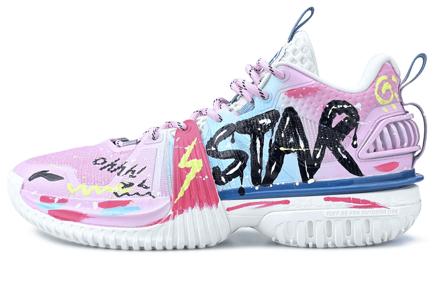 Li-Ning Li Ning Storm 2024 Slip Resistant, Abrasion Resistant, Rebound Slip Resistant, Abrasion Resistant, Rebound Low top