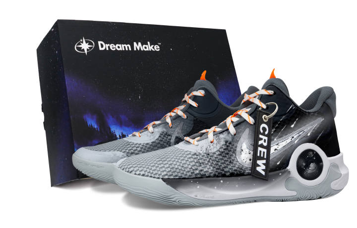 Nike Nike KD Trey 5 IX Falling Star Black Box Fabric Cushioning Mid top Basketball Shoes Unisex Black