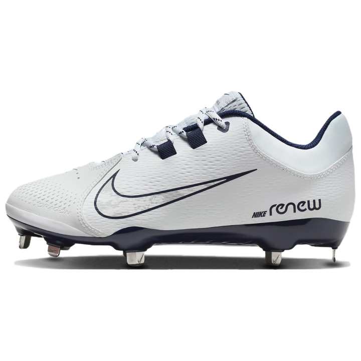 Nike Nike Hyperdiamond 4 Pro White Midnight Navy Wolf Grey Women's