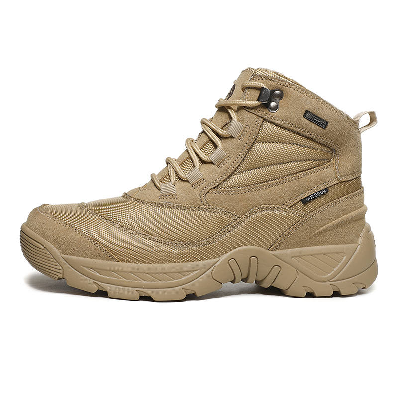 BIANSULONG Coverage, Abrasion Resistant, Waterproof, Slip Resistant High top Mountaineering Shoes Men's
