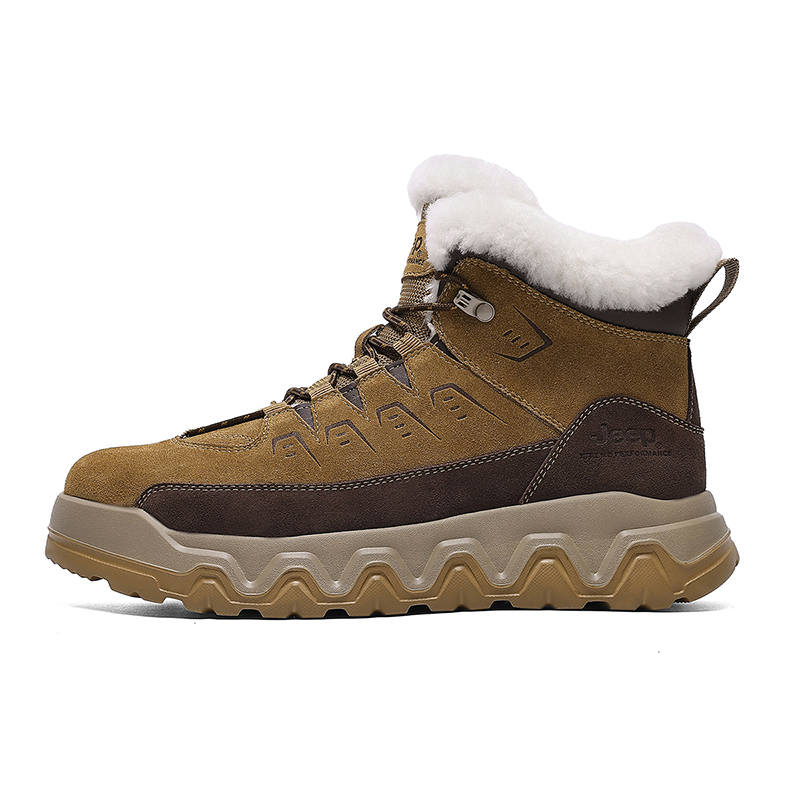 Jeep Jeep Short Snow Boots Men's Khaki