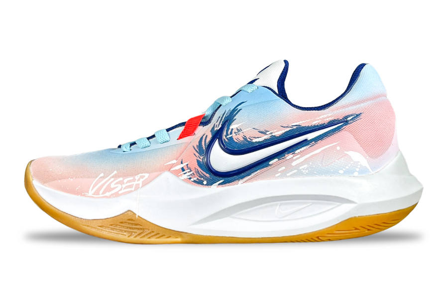 Nike Nike Precision 6 Fantasy, Coastline Cushioning Slip Resistant Abrasion Resistant Low top Basketball Shoes Men's