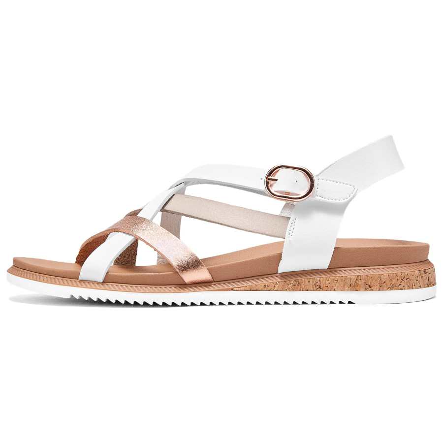 Skechers BOBS Desert Kiss Beach Sandals Women's White