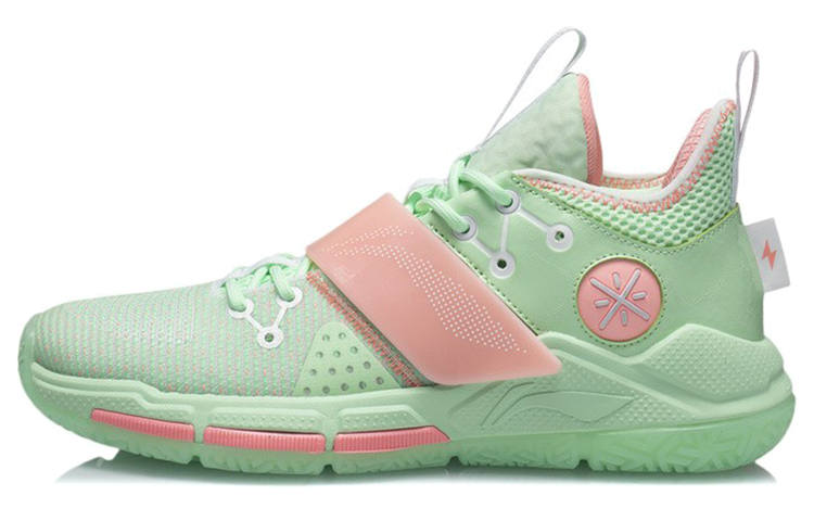 Li-Ning Li Ning Wade Block Textile, Synthetic Leather Cushioning Slip Resistant Abrasion Resistant Rebound Low top
