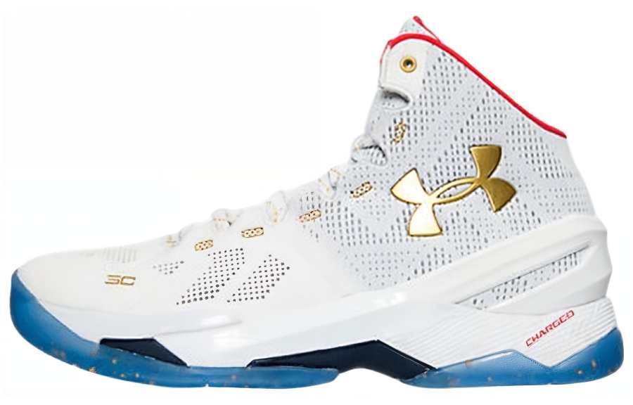Under Armour Curry 2 All Star 2016 Under Armour, Curry, All Star Comfortable High top Basketball Shoes Men's White