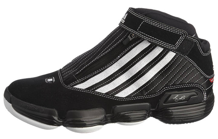 Adidas Adidas TS Supernatural Creator Slip Resistant Coverage Mid top Vintage Basketball Shoes Men's Black White