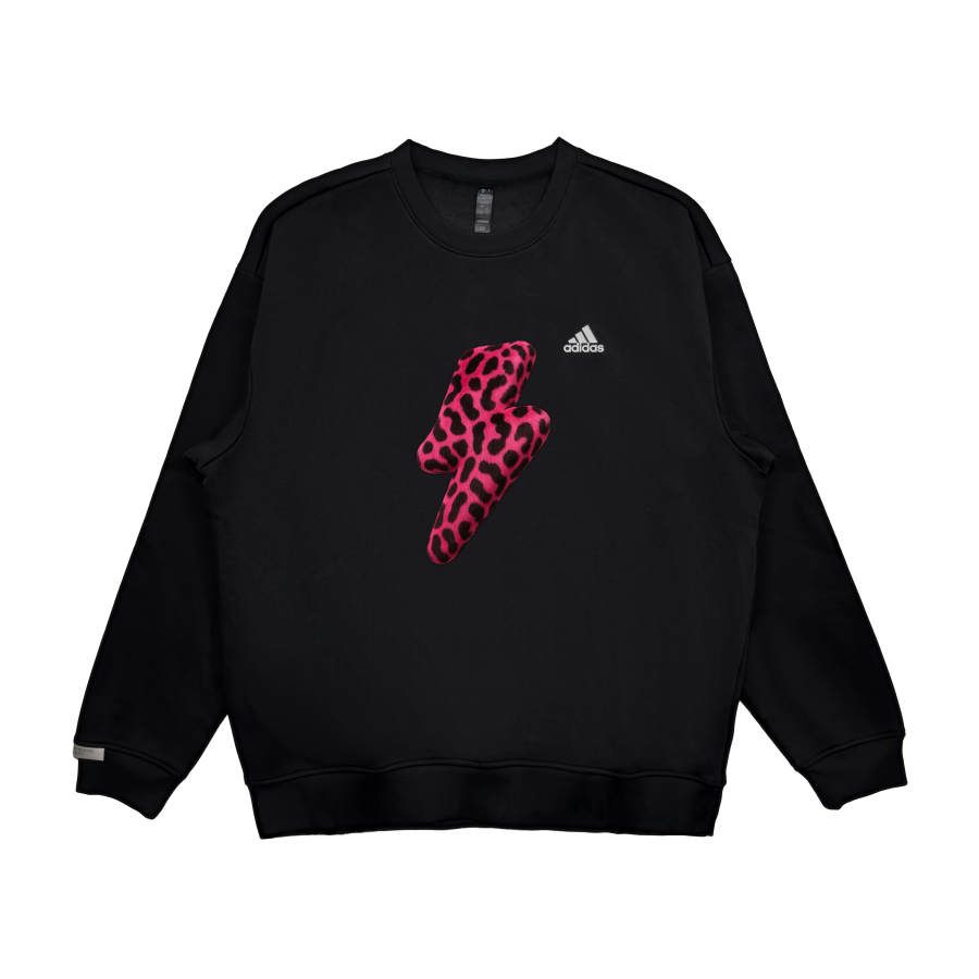 Adidas Adidas Sweatshirts Unisex Black Crew Neck Moderate Regular