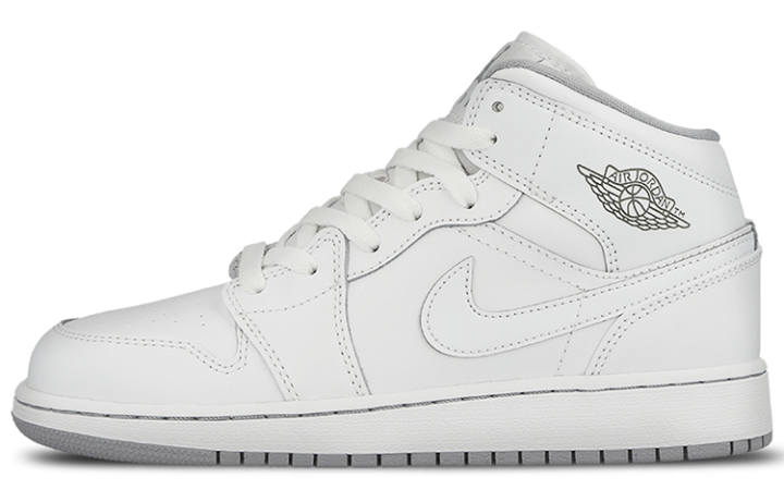 Jordan Jordan 1 Retro Mid GS White Wolf Grey