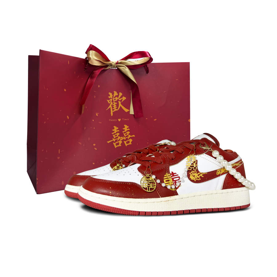 Jordan Jordan Air Jordan 1 Blooming Flowers And Full Moon Abrasion Resistant Abrasion Resistant Low top