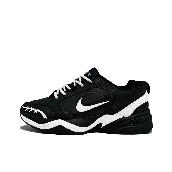 Nike Nike Air Monarch 4 Chunky Sneakers Unisex Low Top Black White Colorway