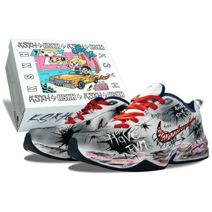Nike Nike Air Monarch 4 Cushioning Slip Resistant Abrasion Resistant Cushioning Slip Resistant Abrasion Resistant Low top
