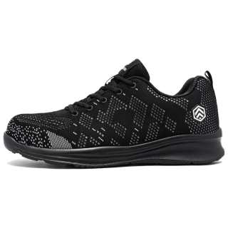 LARNMERN Men's Safety Shoes Slip Resistant, Abrasion Resistant, Breathable Low top Outdoor Shoes Unisex
