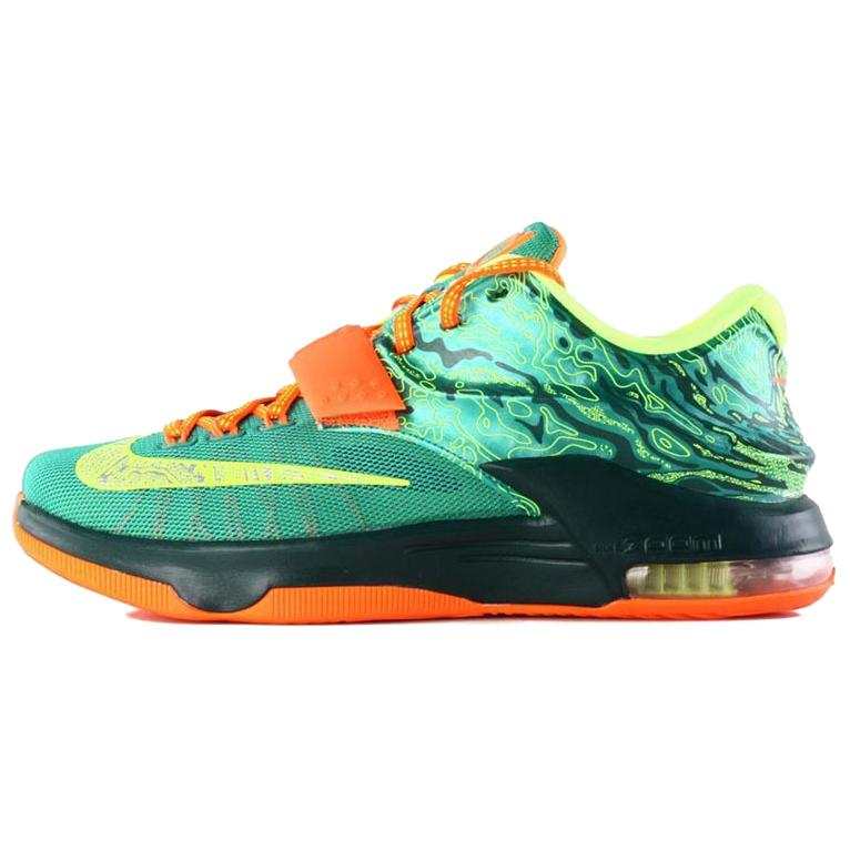 Nike Nike KD 7 Mesh Slip Resistant Abrasion Resistant Low top Basketball Shoes Unisex Green