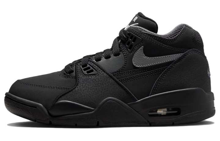 Nike Nike Air Flight 89 Black White Neutral Grey GS