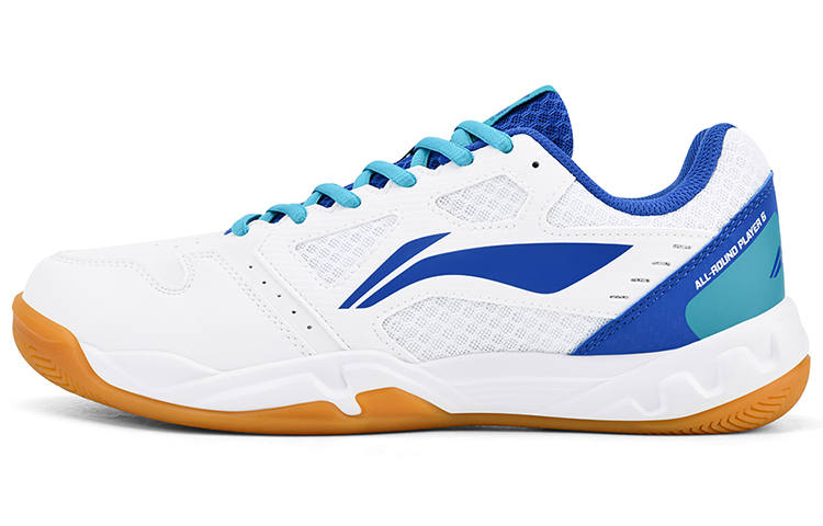 Li-Ning Li Ning The Flash 2.0 Cushioning Slip Resistant Low top Badminton Shoes Unisex White Blue
