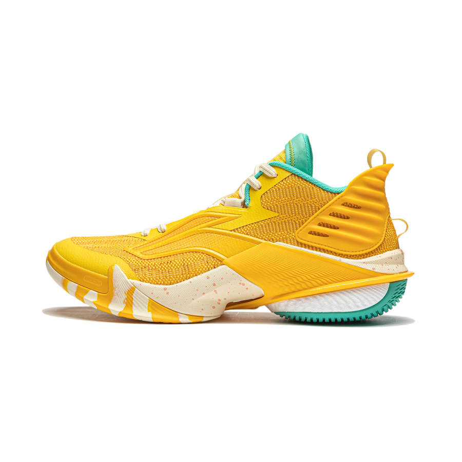 Li-Ning Li Ning Power 10 Basketball Shoes Men's Mid Top Yellow